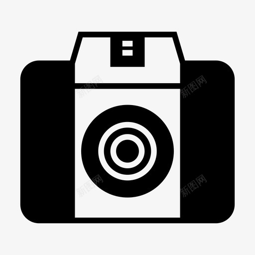 相机数码摄影图标svg_新图网 https://ixintu.com 半照相机 图片 快门 摄影 数码 相机