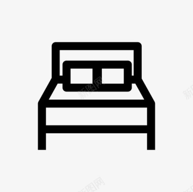 床家具118直线型图标图标