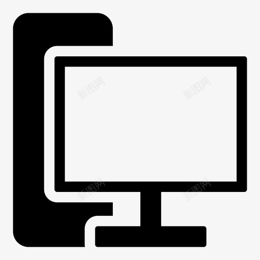 个人电脑电脑设备图标svg_新图网 https://ixintu.com 个人电脑 商务 屏幕 技术 显示器 电脑 设备 销售