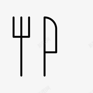 刀叉餐食厨房用具图标图标