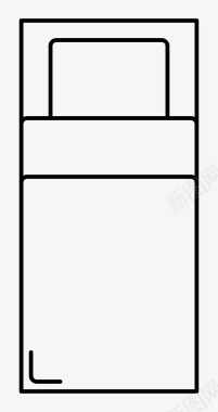 床床上用品家具图标图标