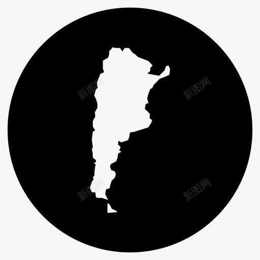 阿根廷地图布宜诺斯艾利斯国家图标svg_新图网 https://ixintu.com 南美洲 国家 地图 布宜诺斯艾利斯 阿根廷