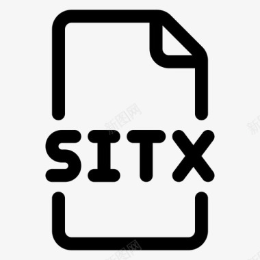 sitx文件格式图标图标