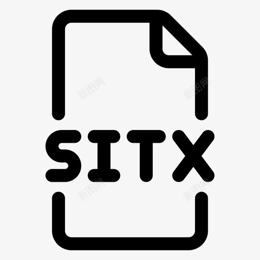 sitx文件格式图标svg_新图网 https://ixintu.com sitx 文件 格式