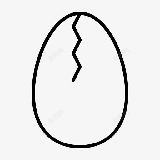 鸡蛋早餐碎鸡蛋图标svg_新图网 https://ixintu.com 工具 早餐 概述 食物 饮食 鸡蛋