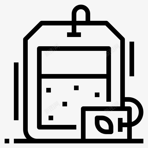 茶早餐饮料图标svg_新图网 https://ixintu.com 早餐 茶包 饮料
