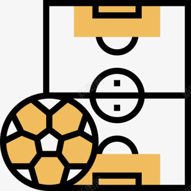 球场足球31黄影图标图标