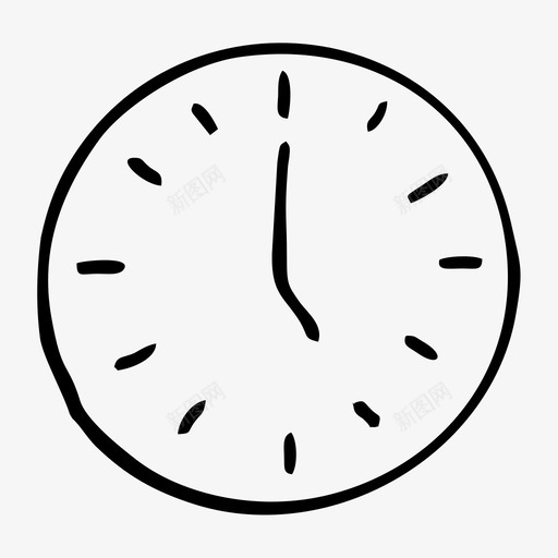 时钟日期和时间工具图标svg_新图网 https://ixintu.com 工具 手表 日期 时钟 时间
