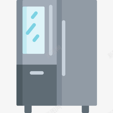 冰箱智能家居16扁平图标图标