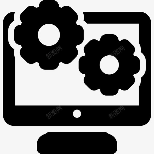 计算机设置系统配置首选项设置图标svg_新图网 https://ixintu.com 公司 协作 团队 标志 标志符 电脑 笔记本 管理 计算机 设置 齿轮