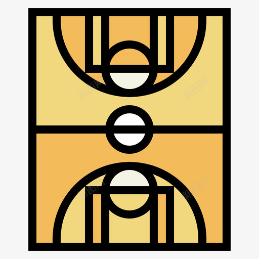 篮球59学校线颜色图标svg_新图网 https://ixintu.com 59学校 篮球 线颜色
