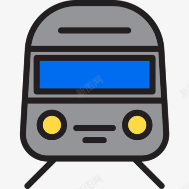 火车运输110线颜色图标图标