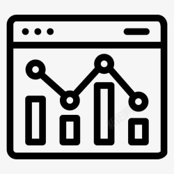 商业网站商业网站商业分析概率分布图标高清图片