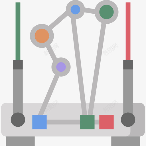 Wifi网络技术2扁平图标svg_新图网 https://ixintu.com Wifi 扁平 网络技术2