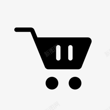 购物车商业网上商店图标图标