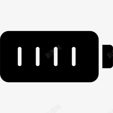 电池电量充足基本图标7字形图标