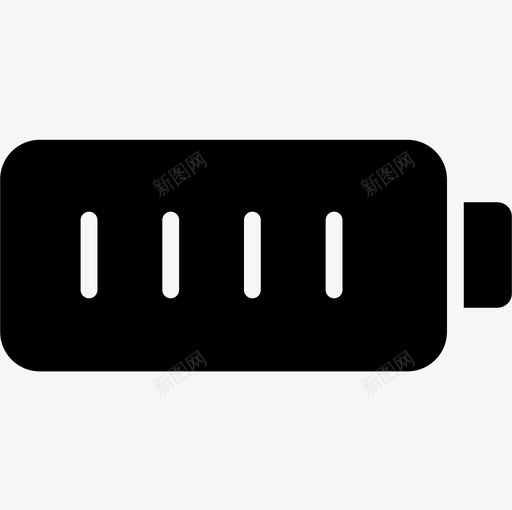 电池电量充足基本图标7字形svg_新图网 https://ixintu.com 基本图标7 字形 电池电量充足
