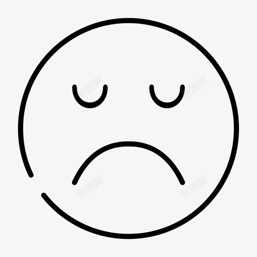 悲伤表情收视率图标svg_新图网 https://ixintu.com 悲伤 收视率 表情 随机差距缩小