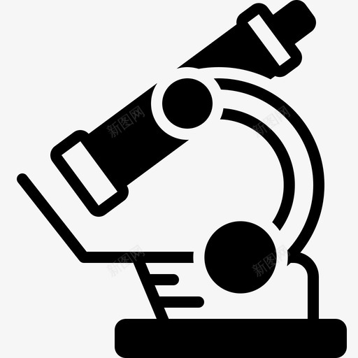 显微镜实验仪器图标svg_新图网 https://ixintu.com 仪器 实验 实验室 显微镜 药理学