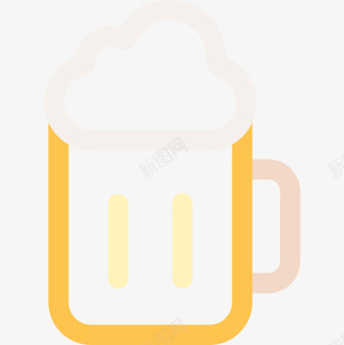 啤酒40号酒吧原色图标图标