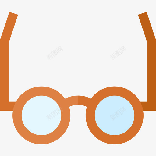 眼镜书呆子24扁平图标svg_新图网 https://ixintu.com 书呆子24 扁平 眼镜
