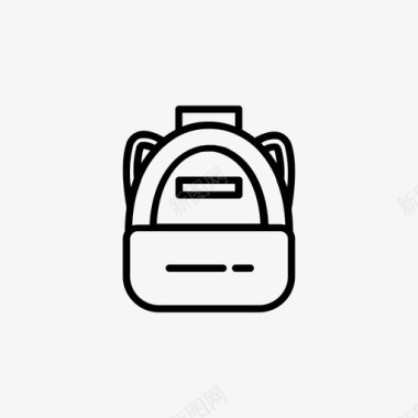 书包背包旅行图标图标