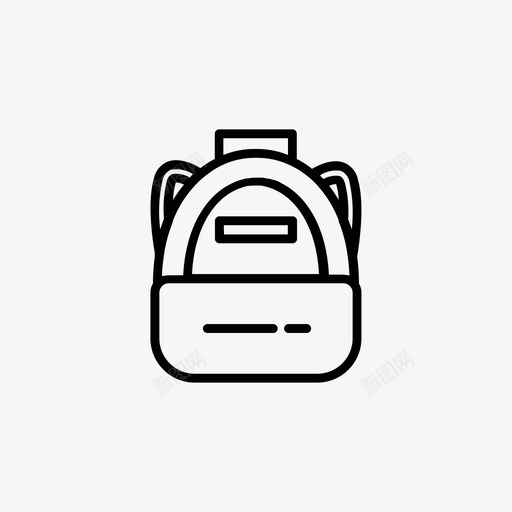 书包背包旅行图标svg_新图网 https://ixintu.com 书包 旅行 背包