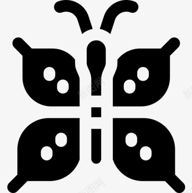 蝴蝶复活节44填充图标图标