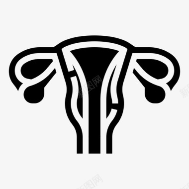 子宫女性妇科图标图标