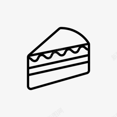 蛋糕快餐垃圾食品图标图标