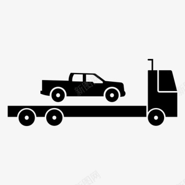 汽车运输运输卡车运输图标图标