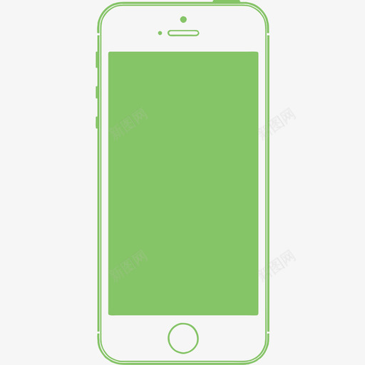 iPhone5线性框架svg_新图网 https://ixintu.com iPhone5线性框架 iPhone5