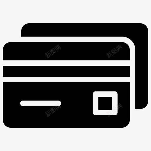 atm卡银行卡信用卡图标svg_新图网 https://ixintu.com atm卡 信用卡 搜索引擎优化和网页字形图标 数字卡 智能卡 银行卡