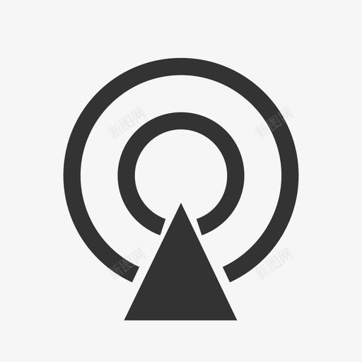 信号塔svg_新图网 https://ixintu.com 信号塔 线性 扁平 简约 单色