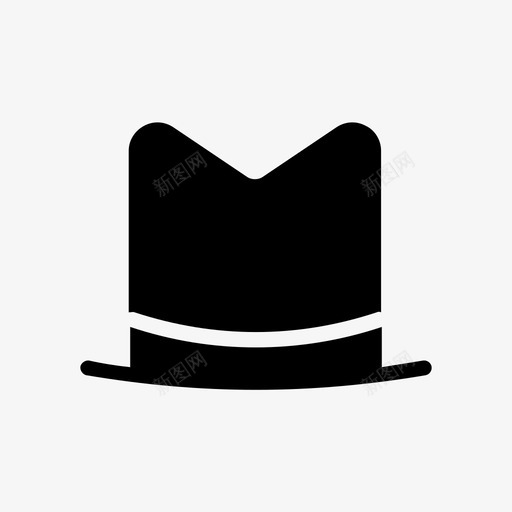 帽子布料时尚图标svg_新图网 https://ixintu.com 布料 帽子 时尚 款式 符号 购物 路线
