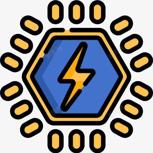 能量超级英雄9线性颜色图标svg_新图网 https://ixintu.com 线性 能量 英雄 超级 颜色