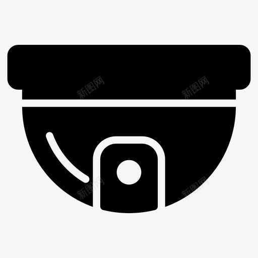 闭路电视硬件保护图标svg_新图网 https://ixintu.com 保护 安全摄像机 技术 硬件 计算机硬件字形64像素 闭路电视