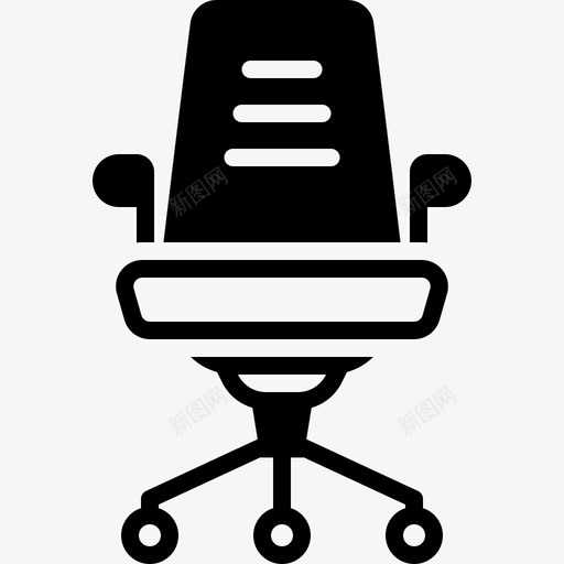 办公椅靠背舒适图标svg_新图网 https://ixintu.com 办公椅 家具 舒适 靠背