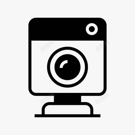 照相机数码相机设备图标svg_新图网 https://ixintu.com 半照相机 媒体 快门 数码相机 照相机 设备