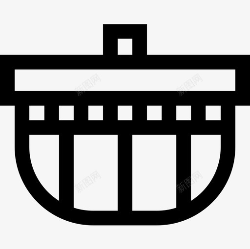 柳条手工艺品3直系图标svg_新图网 https://ixintu.com 手工艺品 柳条 直系