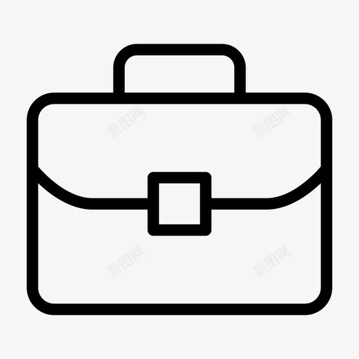 公文包商业事业图标svg_新图网 https://ixintu.com 事业 公文包 商业 工作 手提箱 金融
