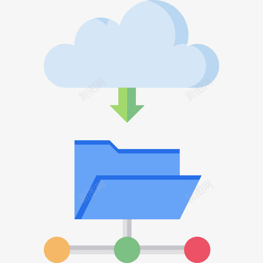 云技术13平面图标svg_新图网 https://ixintu.com 下载 平面 技术