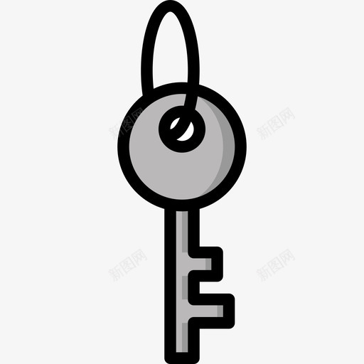 钥匙安全88线性颜色图标svg_新图网 https://ixintu.com 安全88 线性颜色 钥匙