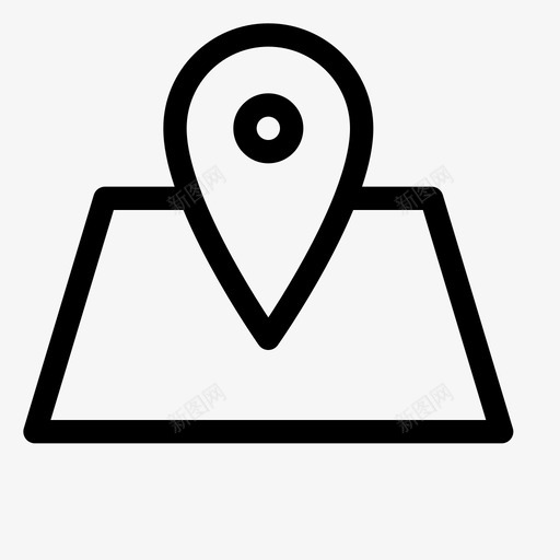 地图方向gps图标svg_新图网 https://ixintu.com gps ui-ux 位置 地图 导航 方向 要素