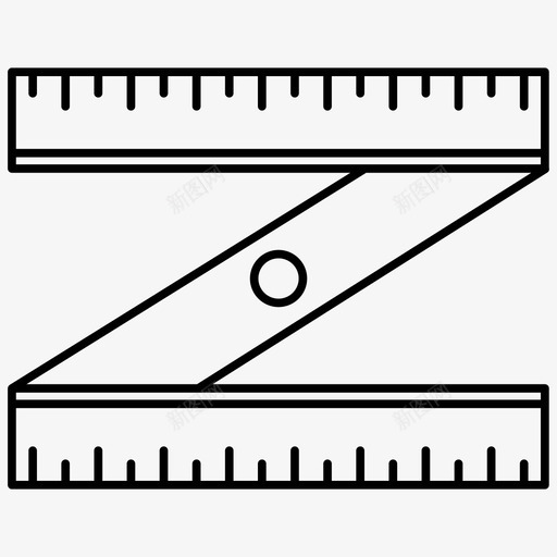 标尺测量测量工具图标svg_新图网 https://ixintu.com 图标 工具 标尺 测量 轮廓