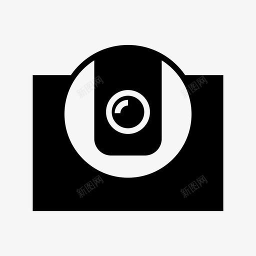 照相机装置电子图标svg_新图网 https://ixintu.com 摄像机 照相机 电子 装置 镜头
