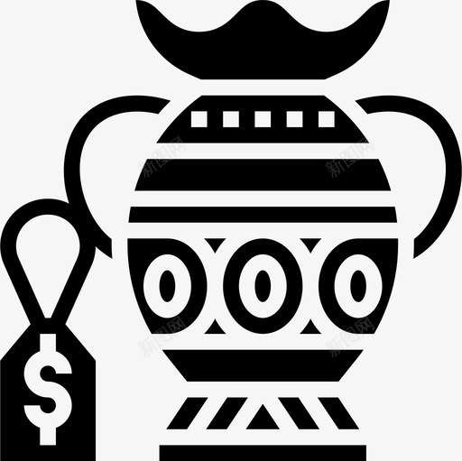 陶瓷当铺3雕文图标svg_新图网 https://ixintu.com 当铺 陶瓷 雕文