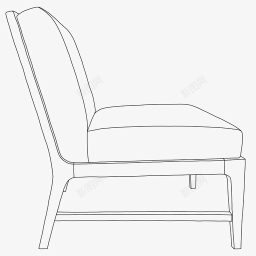 采购产品手绘椅子手绘椅子靠垫图标svg_新图网 https://ixintu.com 中世纪现代 休息室 家具 座椅 手绘椅子 采购产品手绘椅子 靠垫