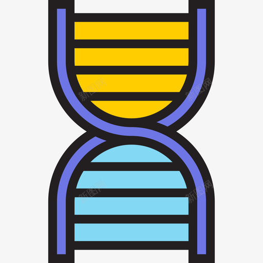 Dna科学71线性颜色图标svg_新图网 https://ixintu.com Dna 科学 线性 颜色