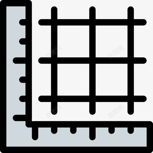 标尺基本图标5线颜色svg_新图网 https://ixintu.com 基本图标5 标尺 线颜色